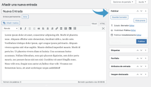 Entradas en WordPress: Crear, Editar y Publicar 47 Entradas en WordPress: Crear, Editar y Publicar 47